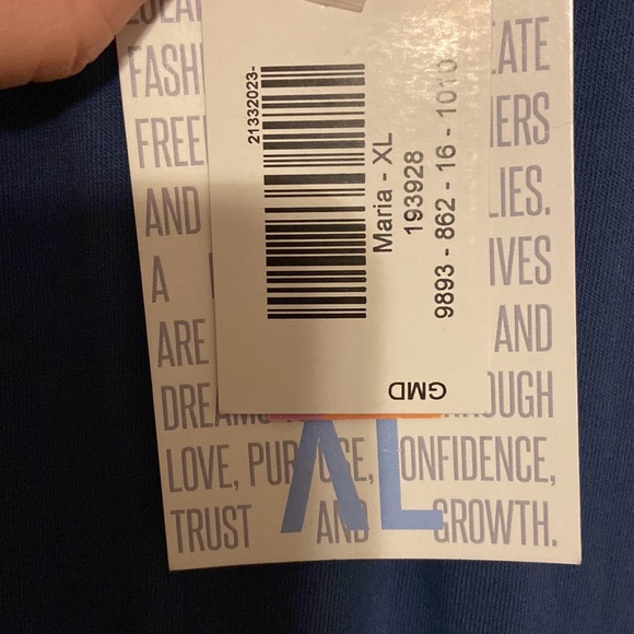 Solid Maria maxi dress from Lularoe.  Size XL and NWT - Picture 3 of 4